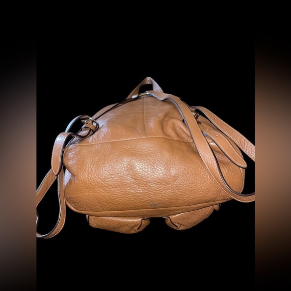 Coach Leather Billie Saddle Brown Backpack - Picture 8 of 12